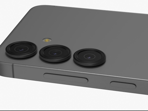 Samsung Galaxy S25 Silver Shadow 3D Model