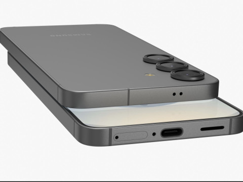 Samsung Galaxy S25 Silver Shadow 3D Model