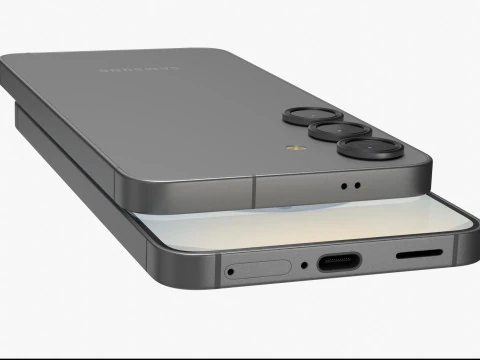 Samsung Galaxy S25 Silver Shadow 3D Model