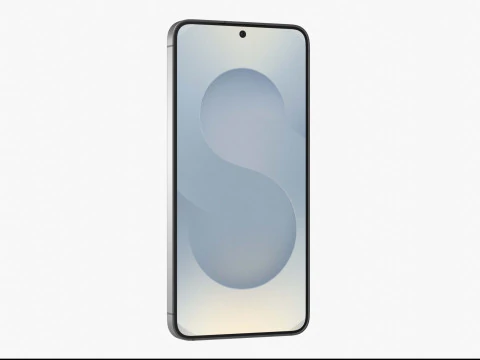 Samsung Galaxy S25 Silver Shadow 3D Model