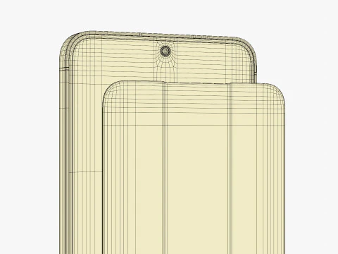 Samsung Galaxy S25 Silver Shadow 3D Model