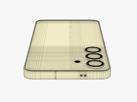 Samsung Galaxy S25 Silver Shadow 3D Model