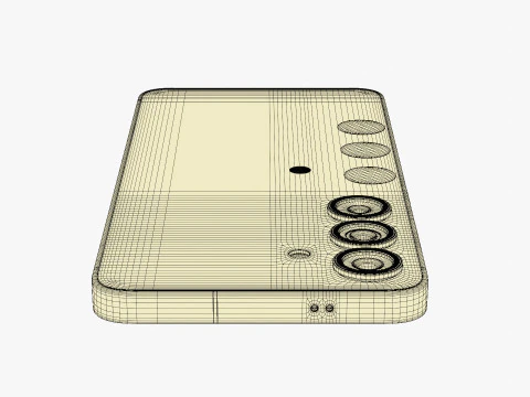 Samsung Galaxy S25 Silver Shadow 3D Model