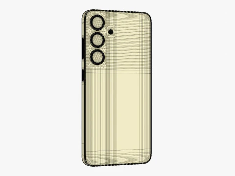Samsung Galaxy S25 Silver Shadow 3D Model