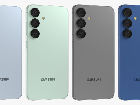 Samsung Galaxy S25 All Colors 3D Model