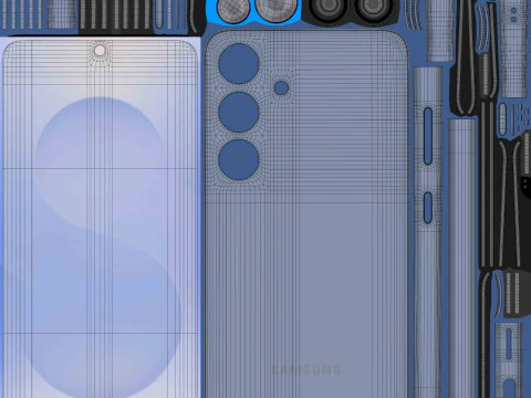Samsung Galaxy S25 All Colors 3D Model