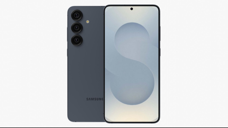 Samsung Galaxy S25 Plus BlueBlack 3D Модель .c4d .max .obj .3ds .fbx .stl .blend