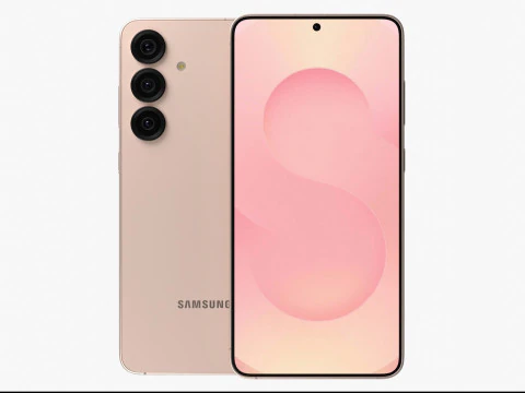 Samsung Galaxy S25 Plus コーラルレッド 3Dモデル