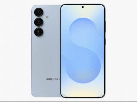 Samsung Galaxy S25 Plus Icy Blue 3D Model