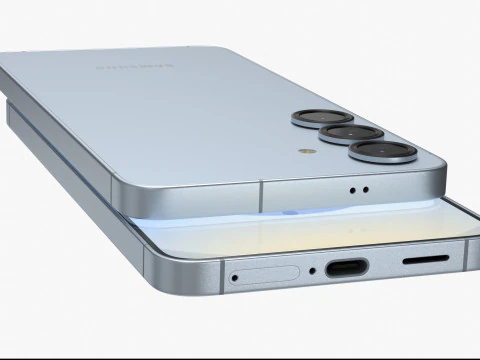 Samsung Galaxy S25 Plus Icy Blue 3D Model
