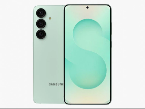 सैमसंग गैलेक्सी एस25 प्लस मिंट 3D मॉडल