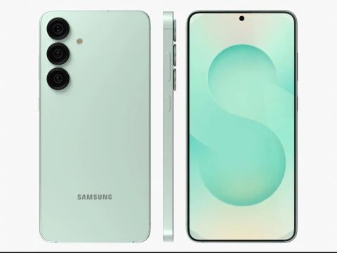 Samsung Galaxy S25 Plus Mint 3D Model
