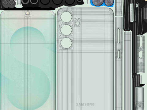 Samsung Galaxy S25 Plus Mint 3D Model