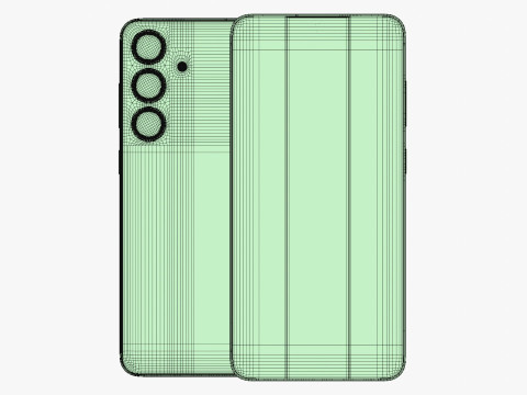 Samsung Galaxy S25 Plus Mint 3D Model