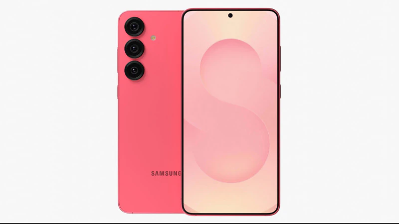 Samsung Galaxy S25 Plus Pinkgold 3D Model .c4d .max .obj .3ds .fbx .stl .blend