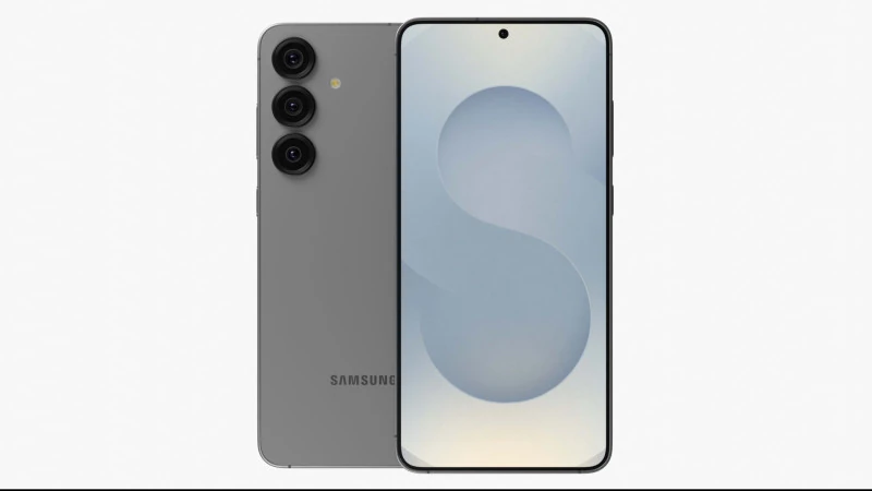 Samsung Galaxy S25 Plus Silver Shadow 3D Model .c4d .max .obj .3ds .fbx .stl .blend 
