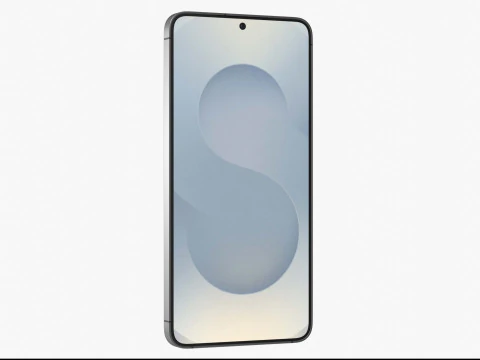 Samsung Galaxy S25 Plus Silver Shadow 3D Model
