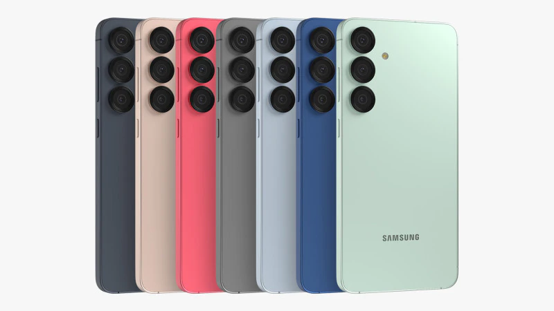 Samsung Galaxy S25 Plus All Colors 3D Model .c4d .max .obj .3ds .fbx .stl .blend 