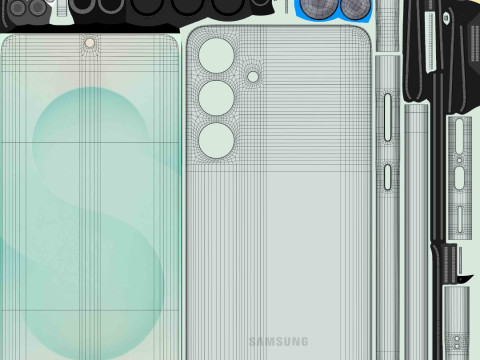 Samsung Galaxy S25 Plus All Colors 3Dモデル