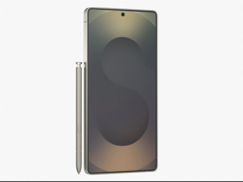 Samsung Galaxy S25 Ultra Titanium Black 3D Model