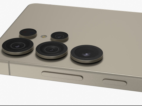 Samsung Galaxy S25 Ultra Titanium Gray 3D Model