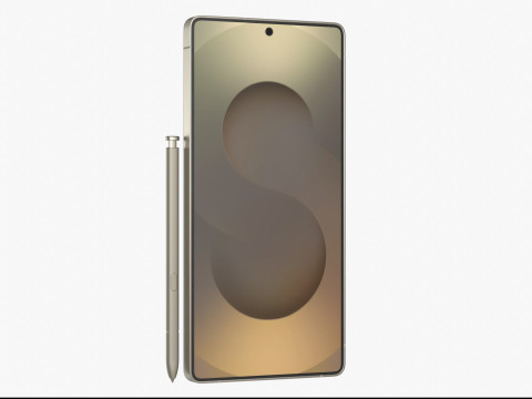 Samsung Galaxy S25 Ultra Titanium Gray 3D Model