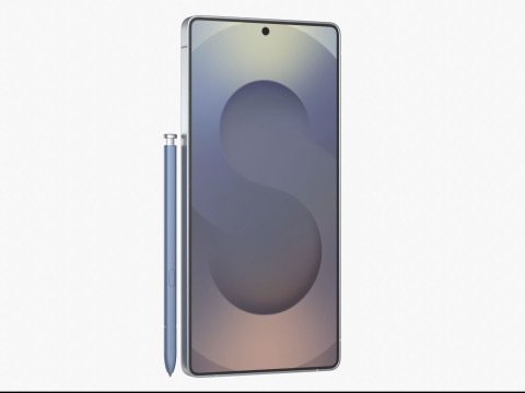 Samsung Galaxy S25 Ultra Titanium Silver Blue 3D Model