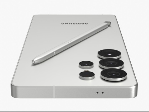 Samsung Galaxy S25 Ultra Titanium White Silver 3D Model