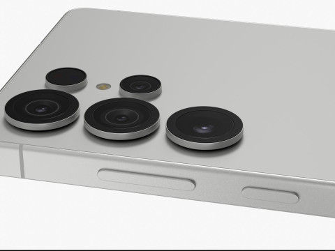 Samsung Galaxy S25 Ultra Titanium White Silver 3D Model