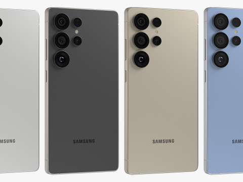 Samsung Galaxy S25 Ultra 3D Model