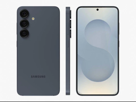 Samsung Galaxy S25 And Plus And Ultra Black 3D Model