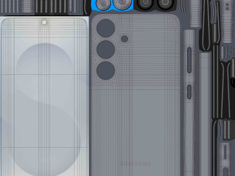 Samsung Galaxy S25 And Plus And Ultra Black 3D 模型