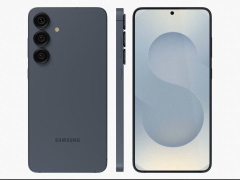 Samsung Galaxy S25 And Plus And Ultra Black 3D 模型