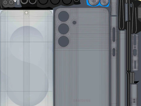 Samsung Galaxy S25 And Plus And Ultra Black 3D Model