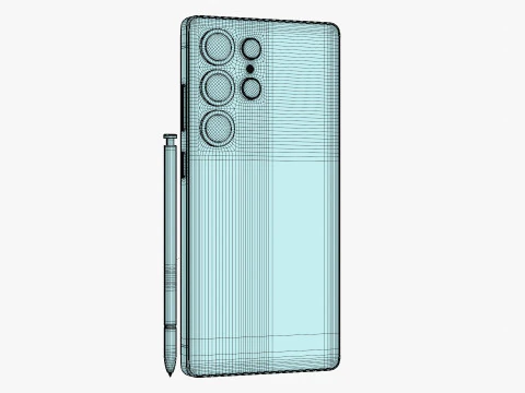 Samsung Galaxy S25 And Plus And Ultra Black 3D Model