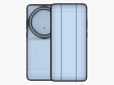 Vivo X200 Pro Blue 3D-Modell