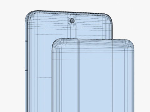 Vivo X200 Pro Blue 3D-Modell