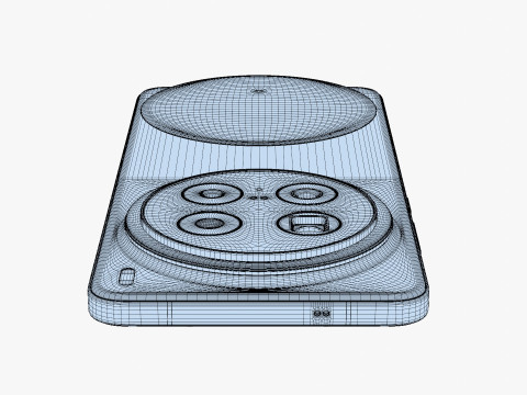 Vivo X200 Pro Blue 3D-Modell