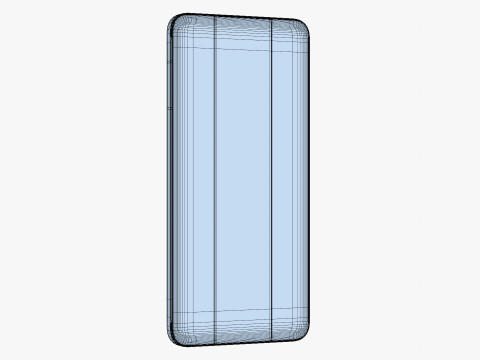 Vivo X200 Pro Blue 3D-Modell
