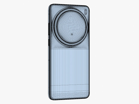 Vivo X200 Pro Blue 3D-Modell