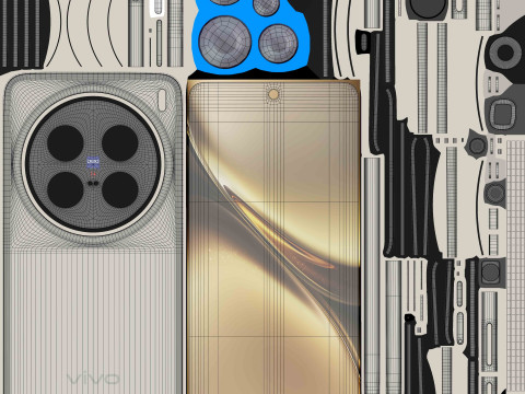 Vivo X200 Pro Titanium Modèle 3D