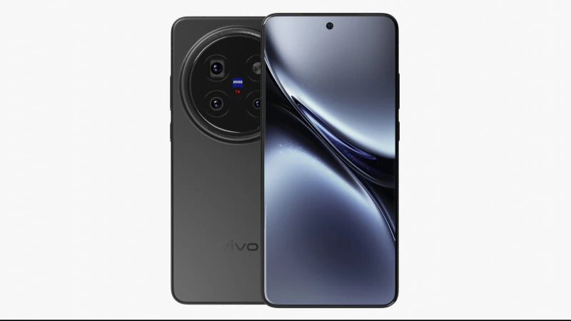 Vivo X200 Pro Black 3D Model .c4d .max .obj .3ds .fbx .stl .blend 