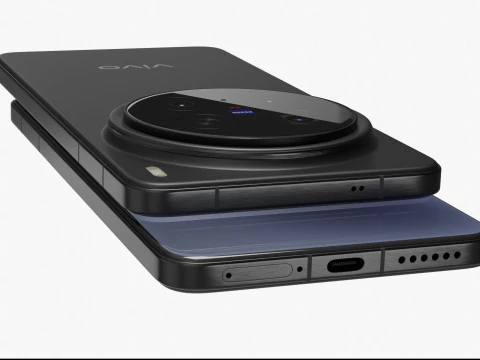 Vivo X200 Pro Black 3D Model