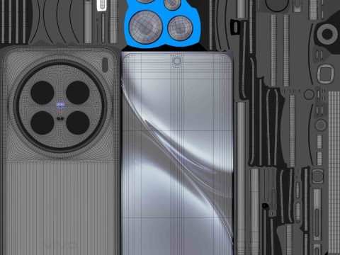 Vivo X200 Pro 3D 모델
