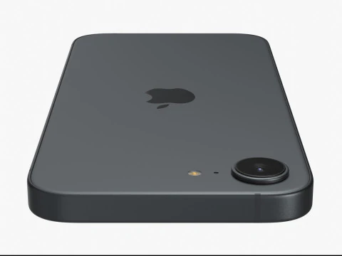Apple iPhone 16E Black 3D Model