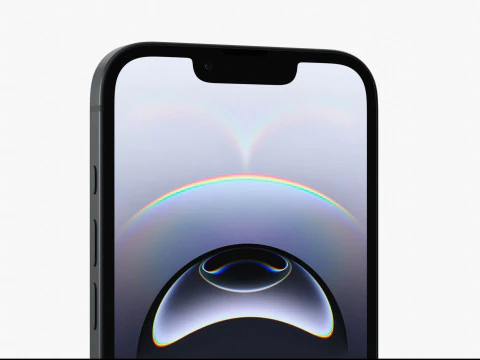 Apple iPhone 16E Black 3D Model