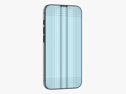 Apple iPhone 16E Black 3D Модель