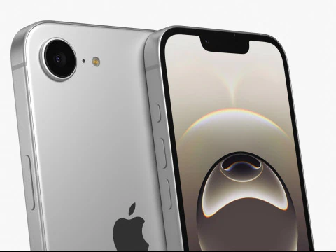Apple iPhone 16E White 3D Model