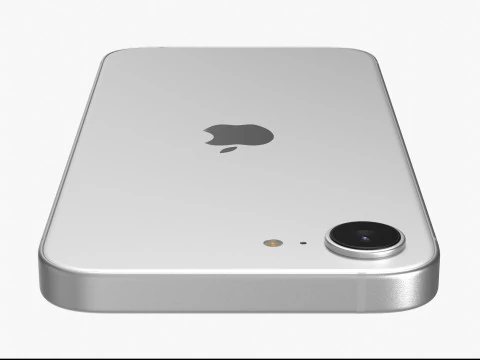 Apple iPhone 16E White 3D Model