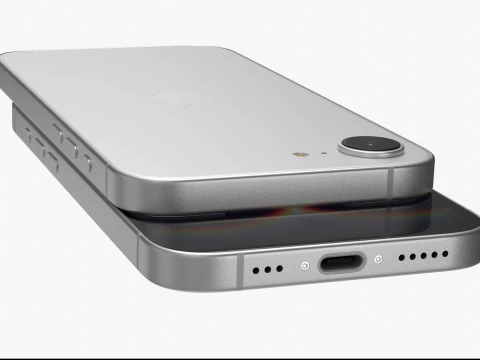 Apple iPhone 16E White 3D Model